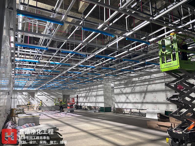 芯片封測潔凈廠房裝修的圖片 芯片封測潔凈廠房裝修的圖片